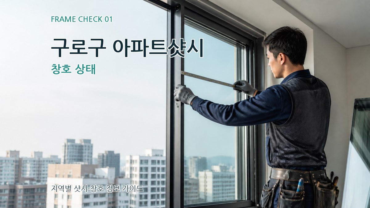 구로구 아파트샷시