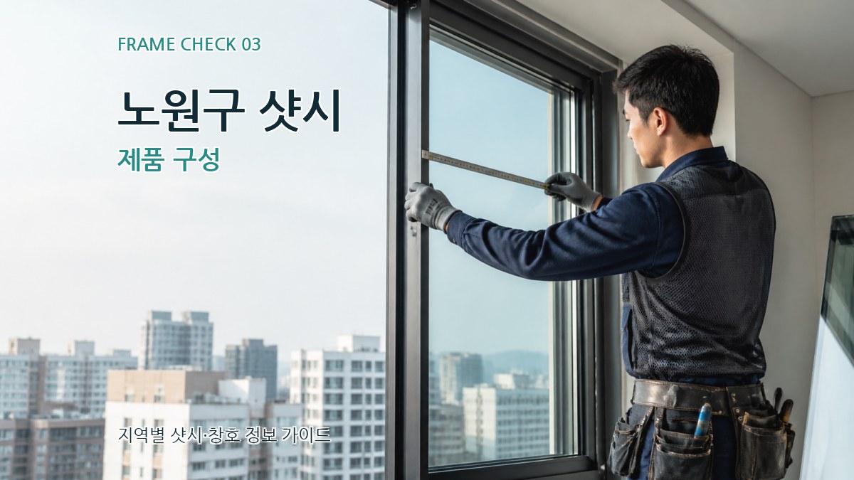 노원구 샷시 제품 구성