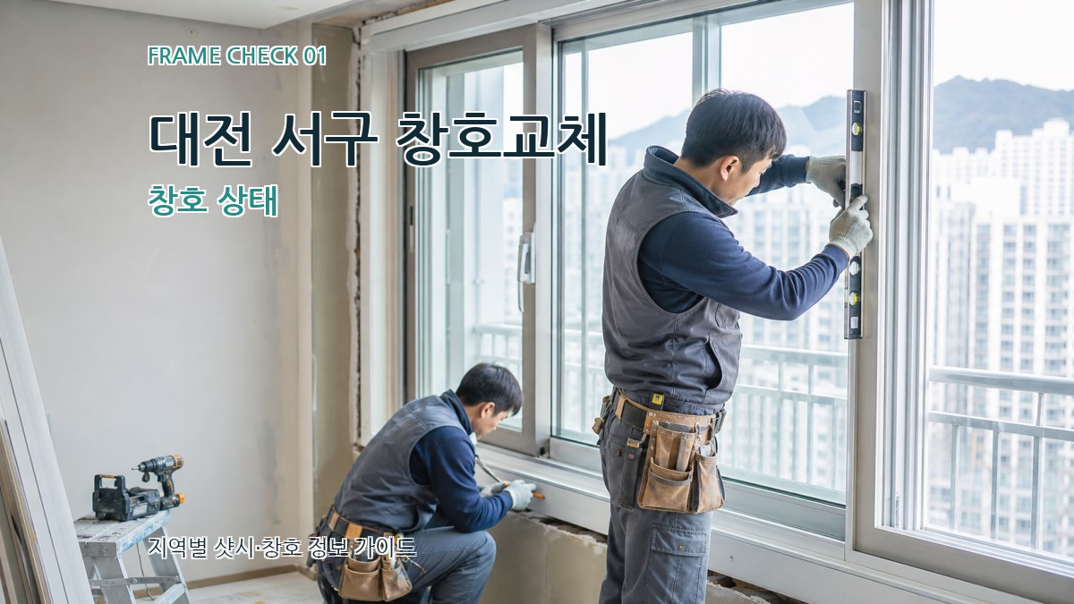 대전 서구 창호교체