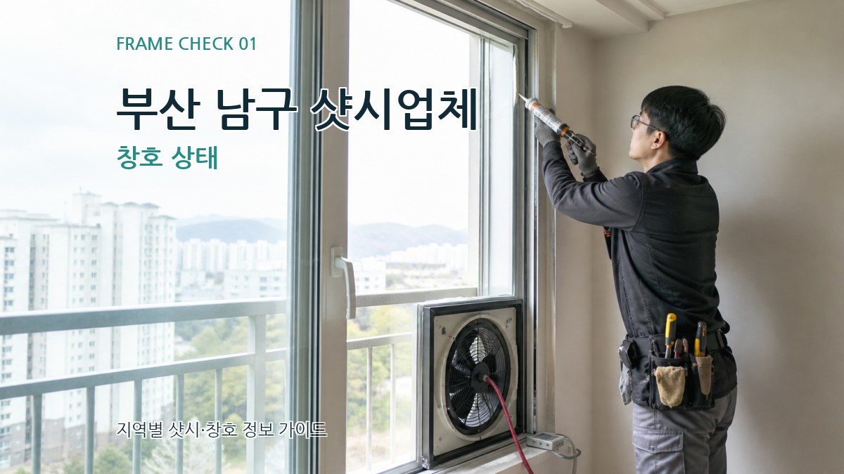 부산 남구 샷시업체