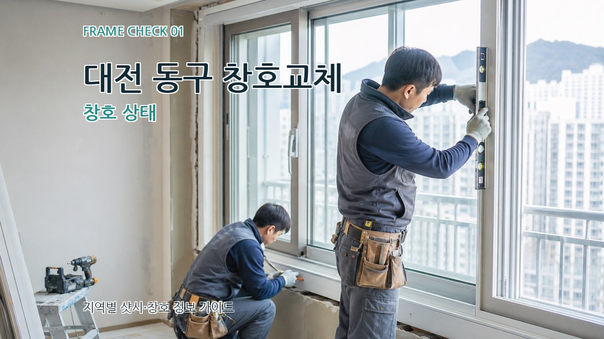 대전 동구 창호교체