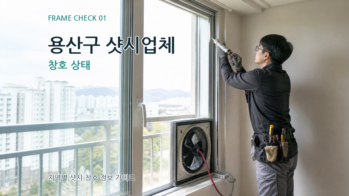 용산구 샷시업체