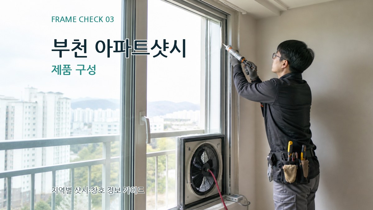 부천 아파트샷시 제품 구성