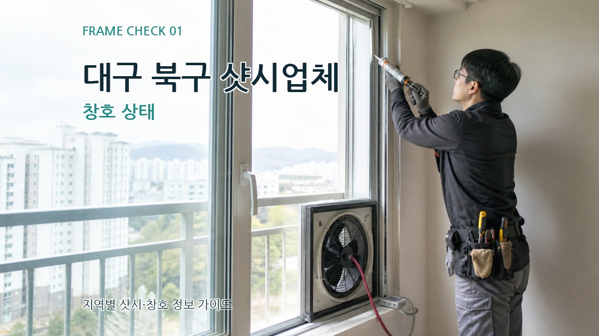 대구 북구 샷시업체