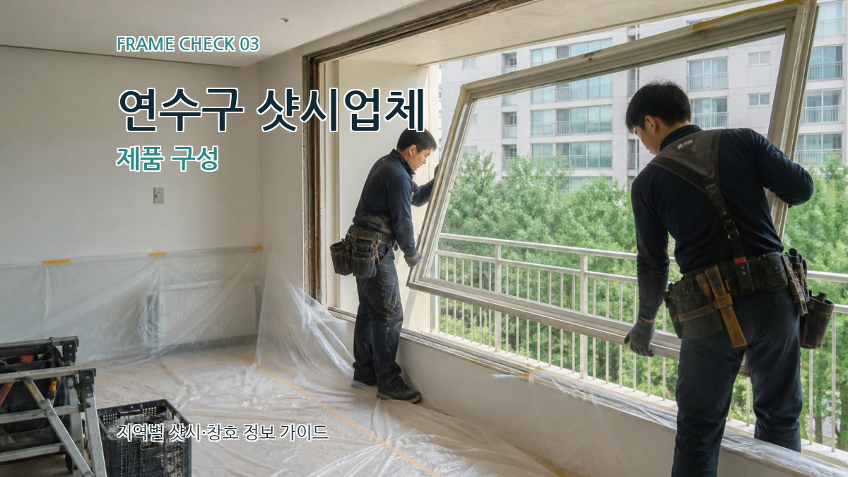 연수구 샷시업체 제품 구성