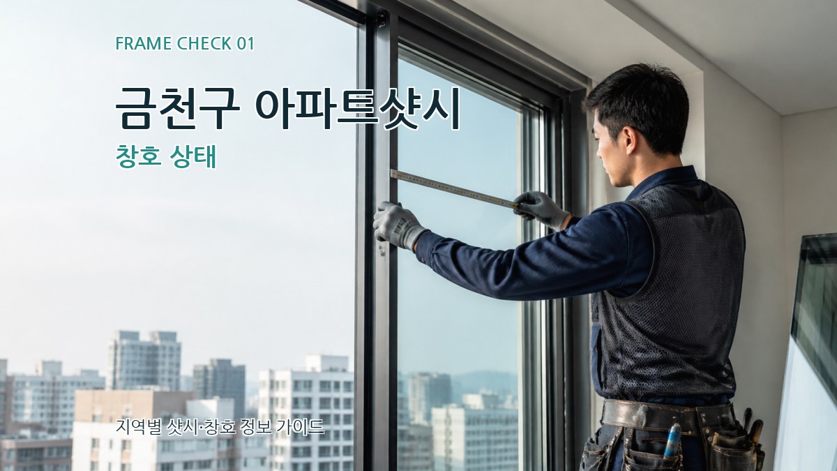 금천구 아파트샷시