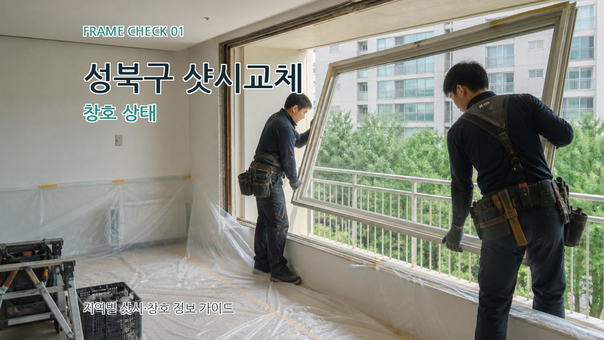 성북구 샷시교체