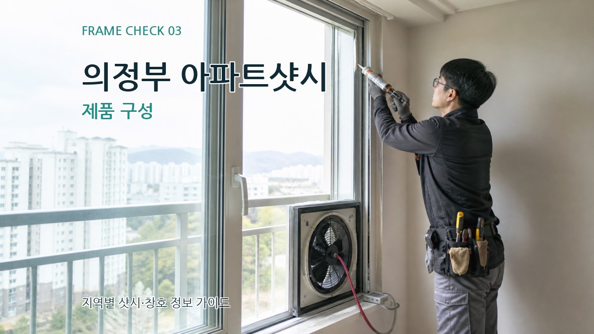 의정부 아파트샷시 제품 구성