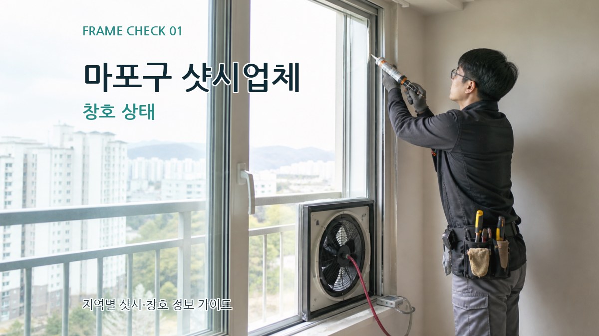 마포구 샷시업체