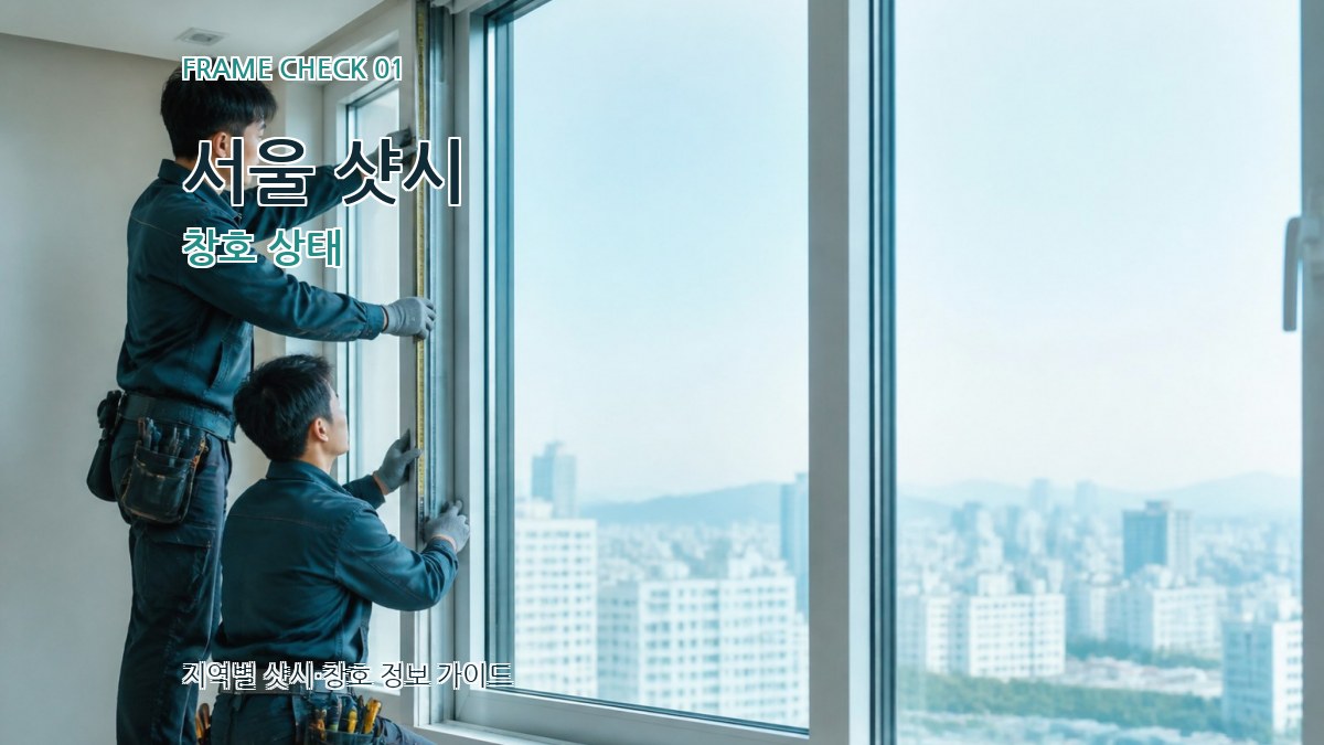 서울 샷시 창호 상태