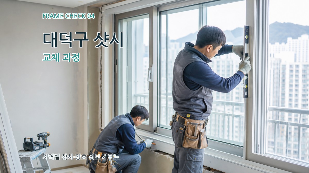 대덕구 샷시 교체 과정