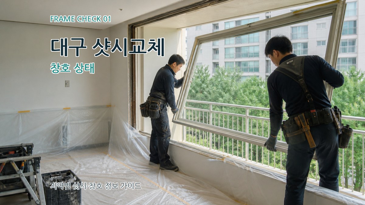 대구 샷시교체