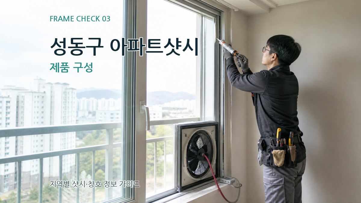 성동구 아파트샷시 제품 구성