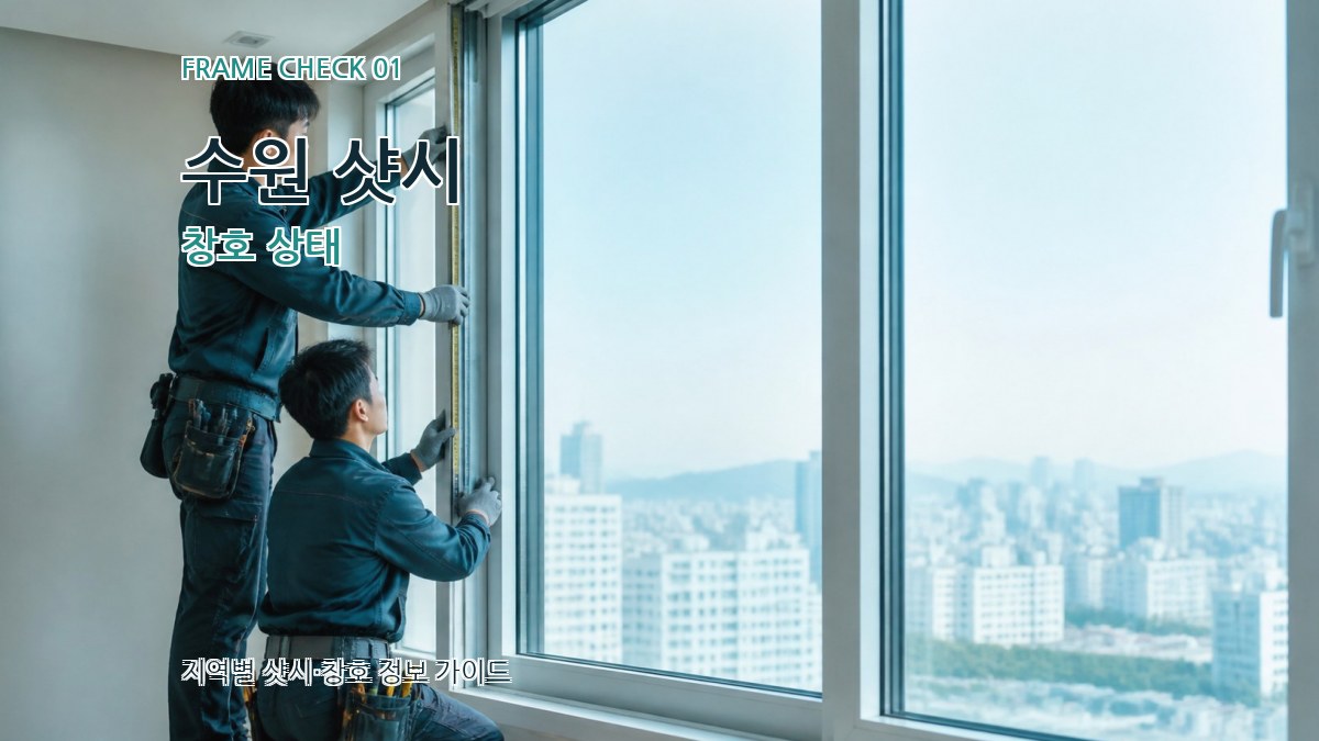 수원 샷시 창호 상태