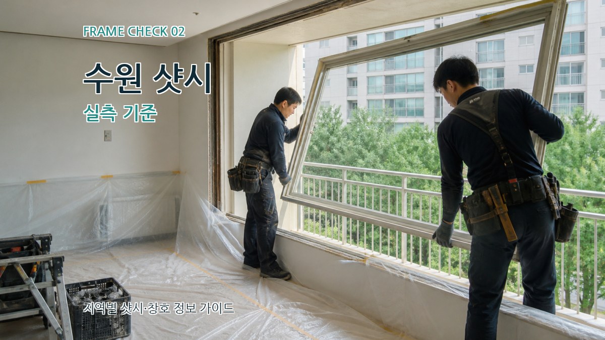 수원 샷시 실측 기준