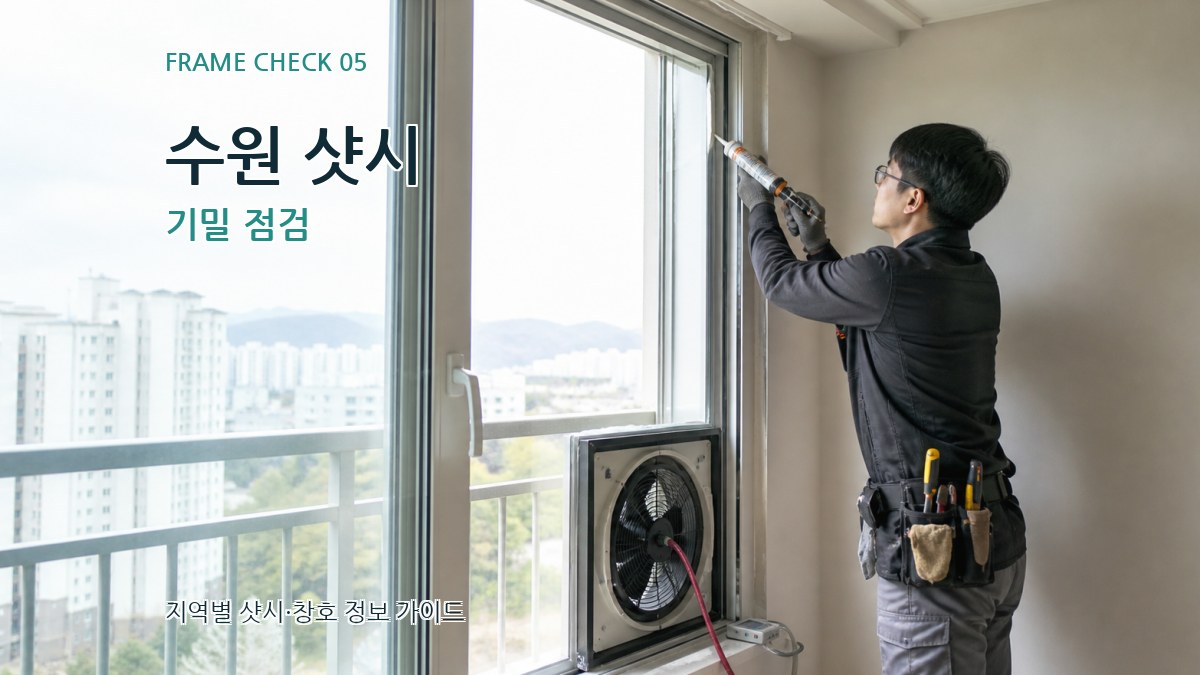 수원 샷시 기밀 점검