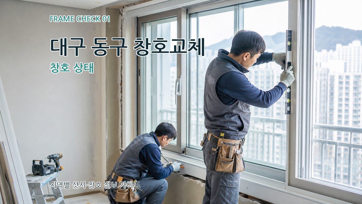대구 동구 창호교체