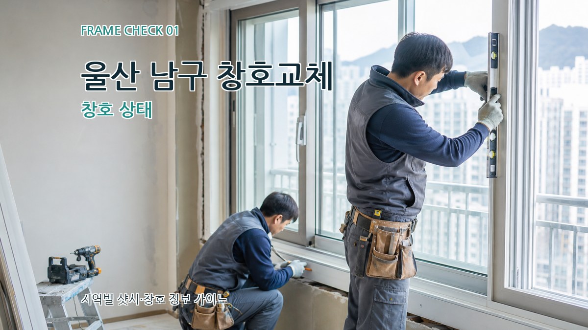 울산 남구 창호교체
